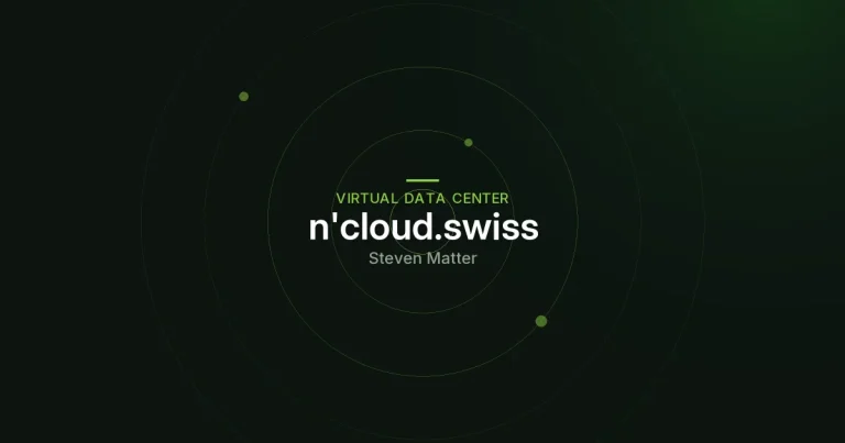 Beitragsbild von n'cloud.swiss mit konzentrischen Kreisen zur Rubrik Virtual Data Center zum Beitrag Treuhand, Recht, Finanzen: Wer vom Virtual Data Center profitiert
